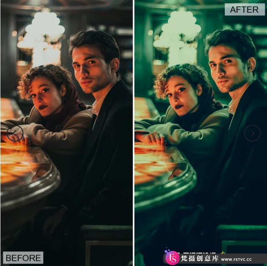 图片[2]-酒吧夜景城市人像后期调色Lightroom预设 H&V Presets -Night Bar-梵摄创意库