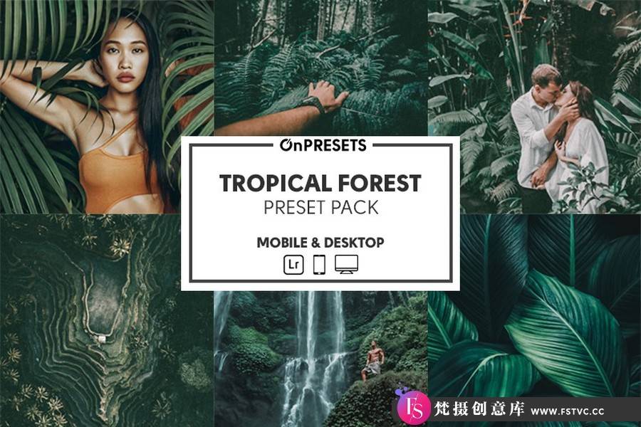 热带雨林旅拍电影胶片色调Lightroom预设 OnPresets – Tropical Forest-梵摄创意库