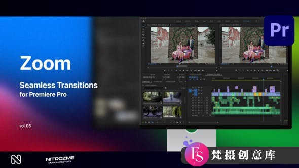 Premiere Pro的缩放无缝转场第03季 Zoom Seamless Transitions Vol. 03 - 梵摄创意库-梵摄创意库