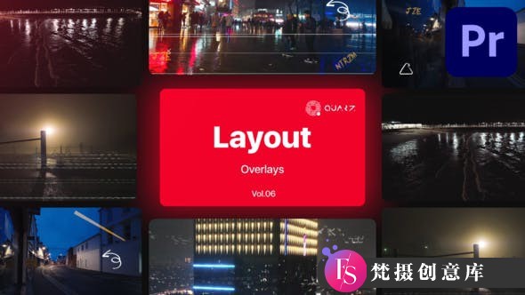 Premiere Pro叠加覆盖素材第6卷Overlay Layouts for Premiere Pro Vol. 06 - 梵摄创意库-梵摄创意库