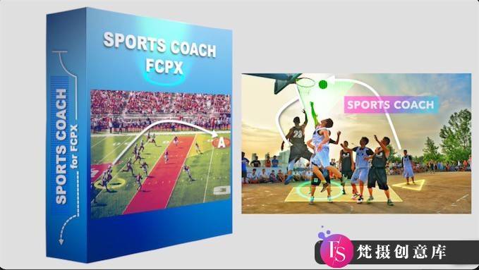 FCPX插件 – 10个fcpx创意体育运动素材 Sports Coach for Final Cut Pro-梵摄创意库