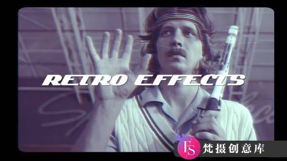 fcpx效果插件-20组复古电影胶片效果模板-Retro Effects 支持m1-梵摄创意库