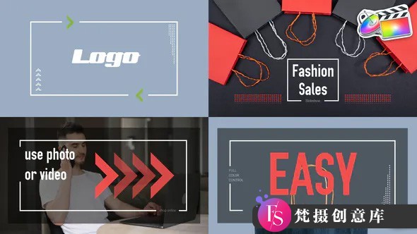 FCPX插件-时装销售幻灯片模板 Fashion Sales Slideshow  支持m1-梵摄创意库