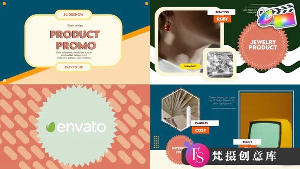 fcpx插件-产品促销幻灯片模板Sale Product Promo Slideshow支持m1-梵摄创意库