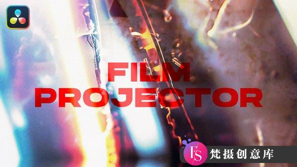 达芬奇影视放映机转场模版 Film Projector Transitions | DaVinci Res…