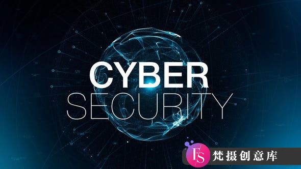 第二套数字网络安全三维动画AE模板 – Cyber Security Opener