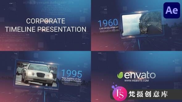 企业宣传片头时间线AE模板 – Corporate Slideshow