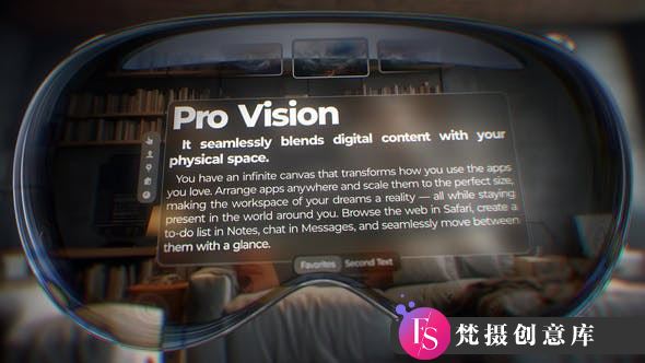 AR视角文字展示动画模板 – Pro Vision AR