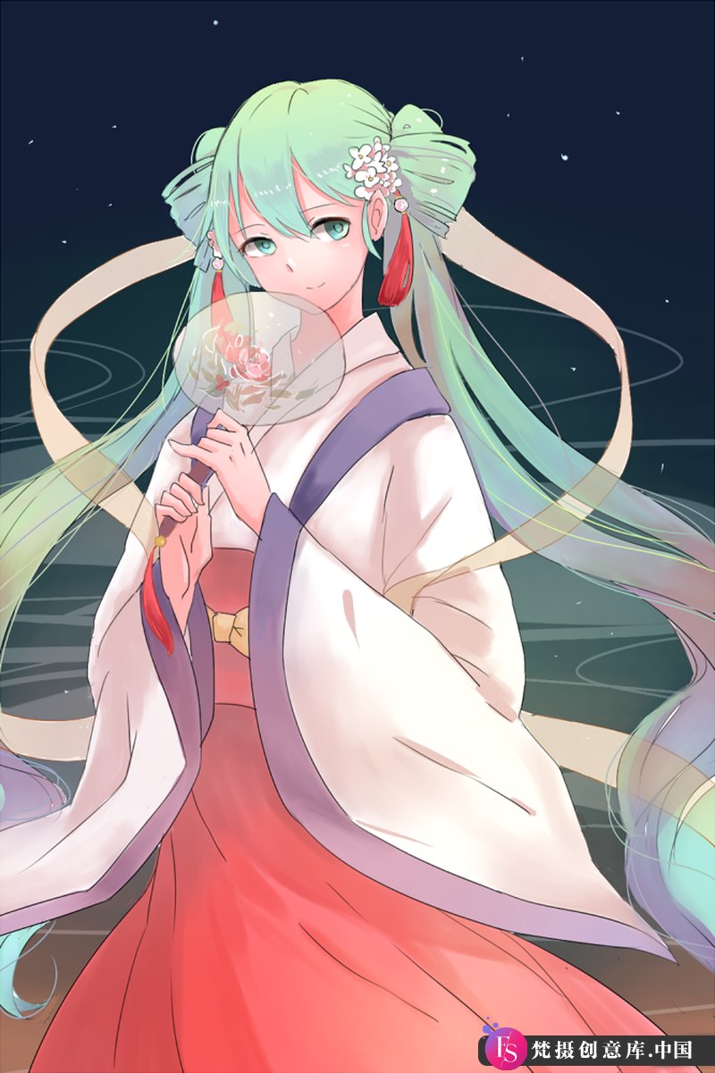 图片[2]-中秋明月初音同人CG图包-创作学习-107MB-59P-梵摄创意库