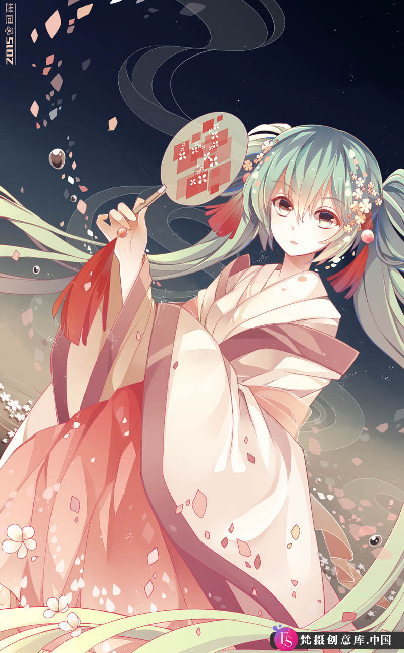 图片[3]-中秋明月初音同人CG图包-创作学习-107MB-59P-梵摄创意库