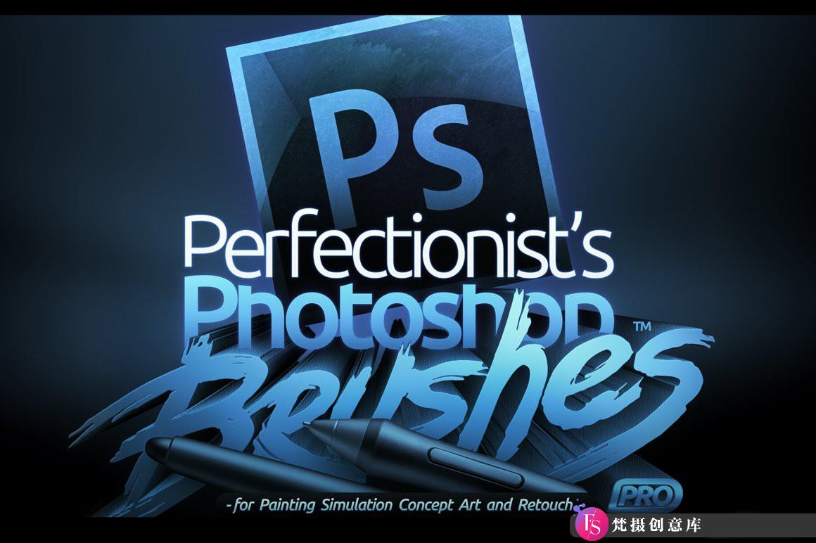 [CG绘画笔刷][插件发布]RM专业艺术家绘画系列PS画笔下载 RM Perfectionist’s Brushes™PRO