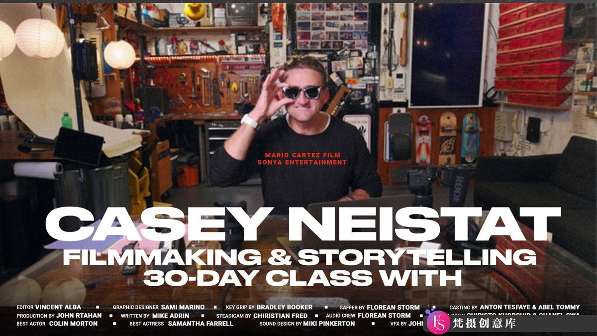 摄影教程-Casey Neistat 30天完成电影制作人视频教学大师班教程-中英字幕