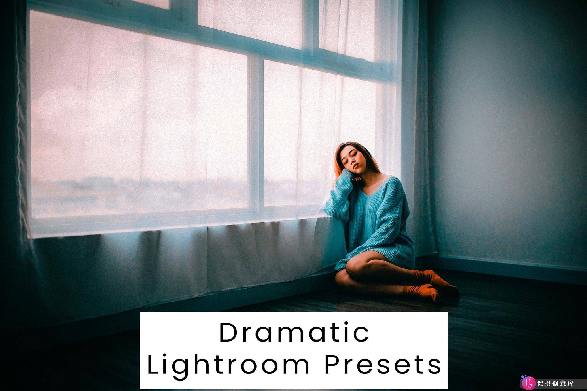 青橙色情绪人像调色Lightroom预设Dramatic Lightroom Presets-梵摄创意库