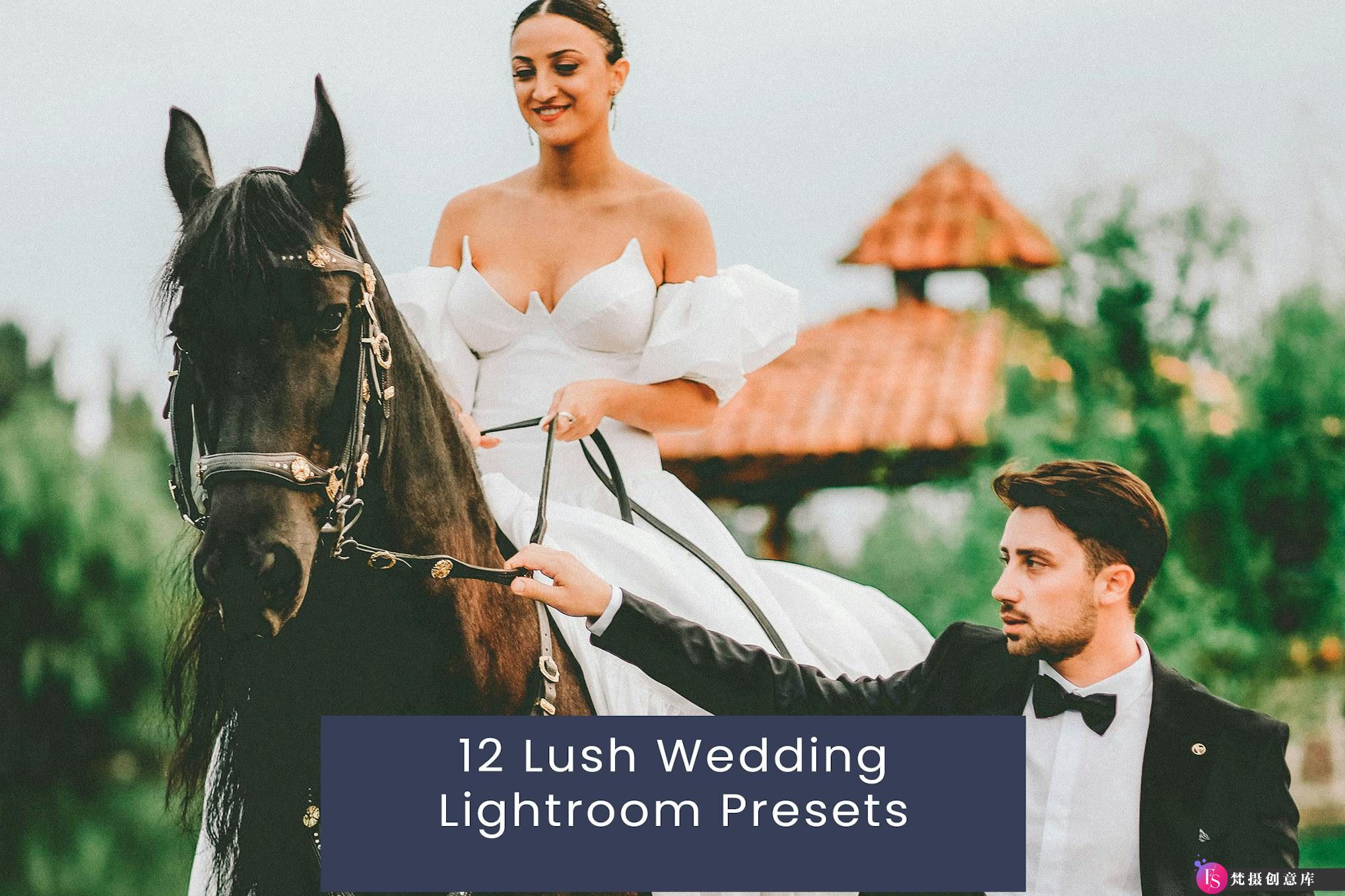 清新胶片婚礼人像Lightroom预设 Lush Wedding Lightroom Presets-梵摄创意库