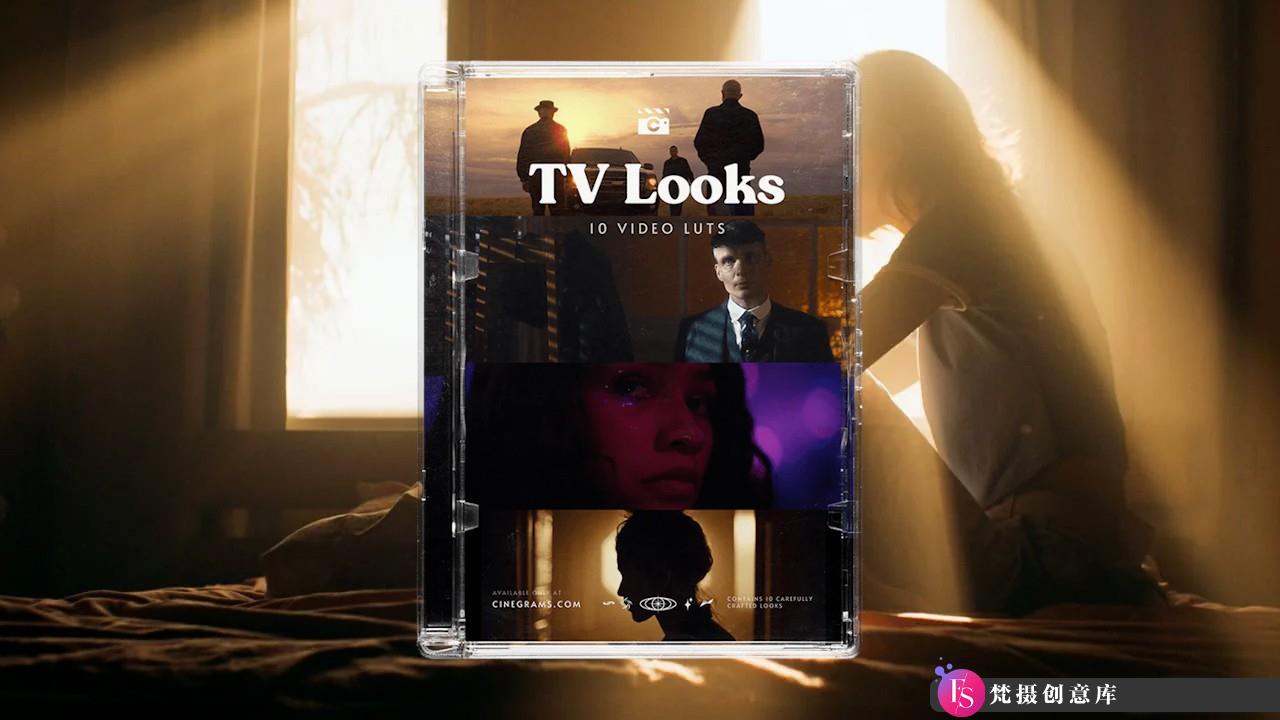 Cinegrams – 10个复古电影电视节目LUT调色预设 TV Looks Video LUTs-梵摄创意库