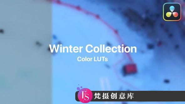 6种冬季电影后期调色LUT预设第3卷 Winter LUTs Collection Vol. 3