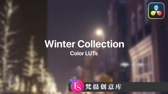 6种冬季电影后期调色LUT预设第7卷 Winter LUTs Collection Vol. 7