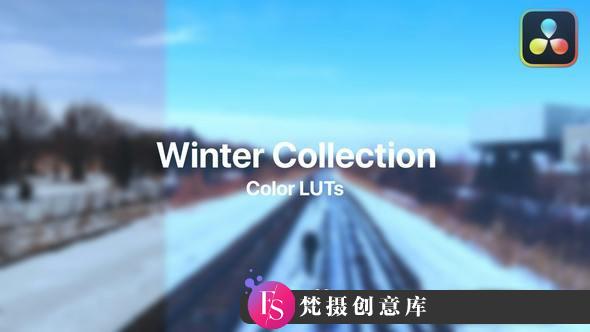 6种冬季电影后期调色LUT预设第2卷 Winter LUTs Collection Vol. 2-梵摄创意库