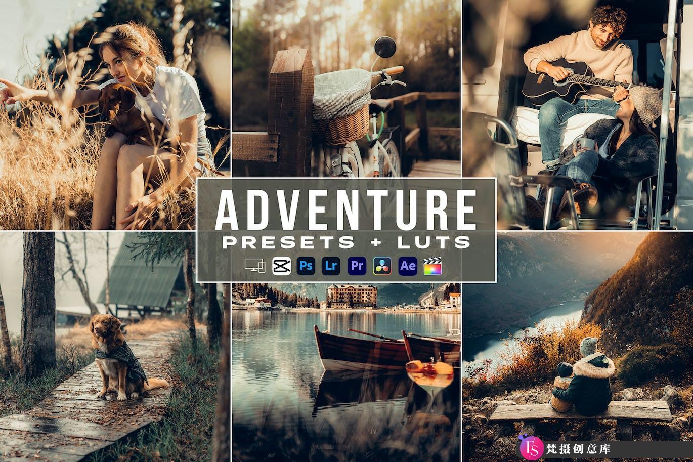 旅拍电影视频后期调色LUT预设及LR预设 Adventure Luts Video Presets