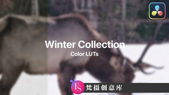 6种冬季电影后期调色LUT预设第14卷 Winter LUTs Collection Vol. 14