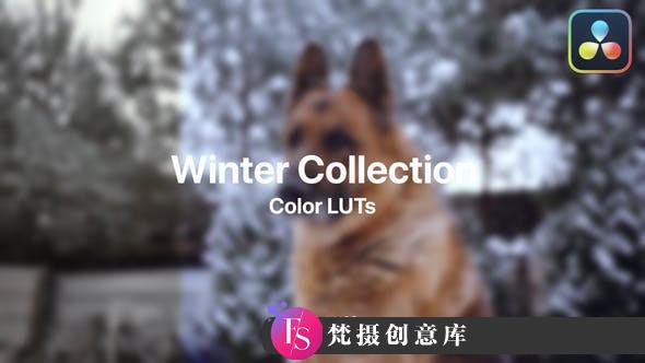 6种冬季电影后期调色LUT预设第12卷 Winter LUTs Collection Vol. 12-梵摄创意库