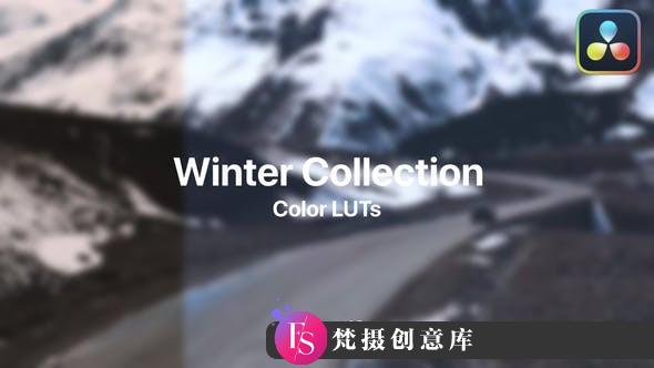 6种冬季电影后期调色LUT预设第10卷 Winter LUTs Collection Vol. 10