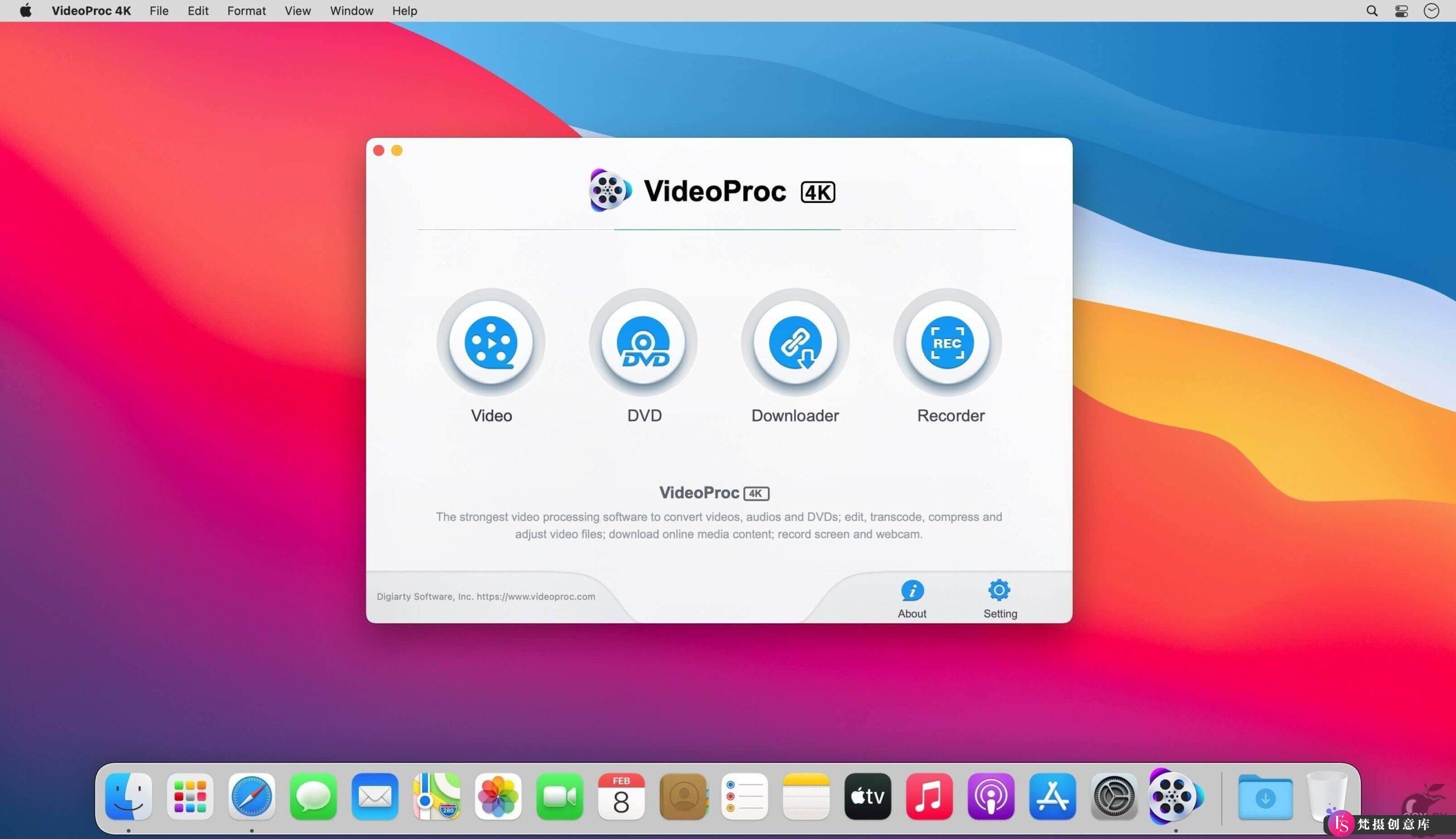 VideoProc Converter 4K For Mac v5.6 全新的4K视频处理转换工具-梵摄创意库