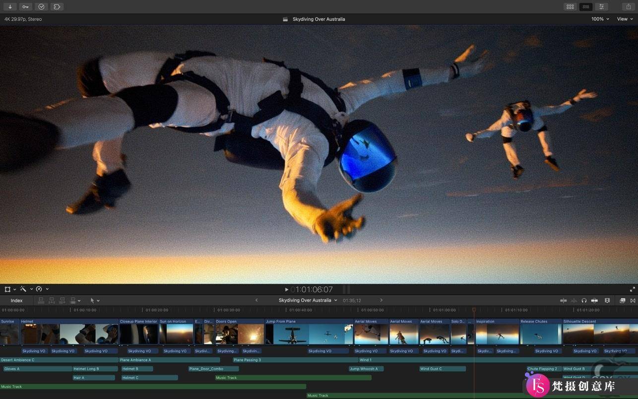Final Cut Pro For Mac v10.6.5 macOS强大的视频后期剪辑工具-梵摄创意库