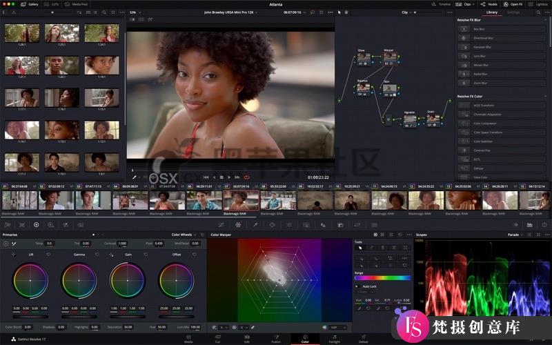 达芬奇调色软件DaVinci Resolve Studio for Mac v17.4.6：专业级视频编辑与调色解决方案