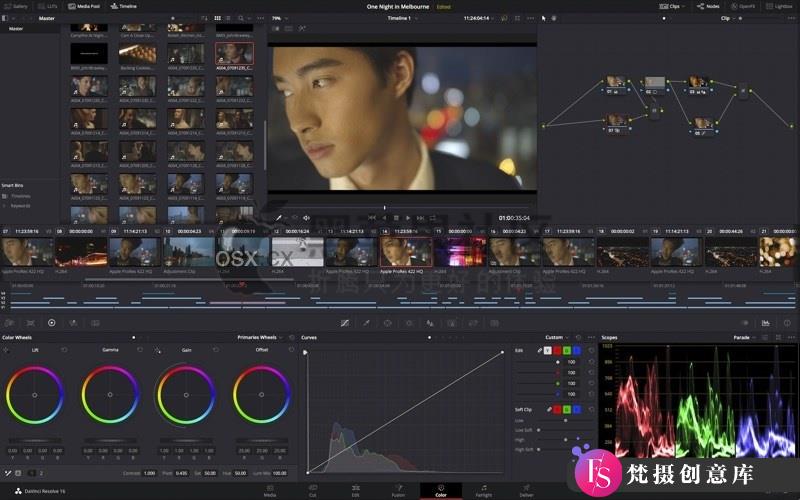 达芬奇调色软件DaVinci Resolve Studio v17.2.2 Mac版：专业级视频编辑与调色工具