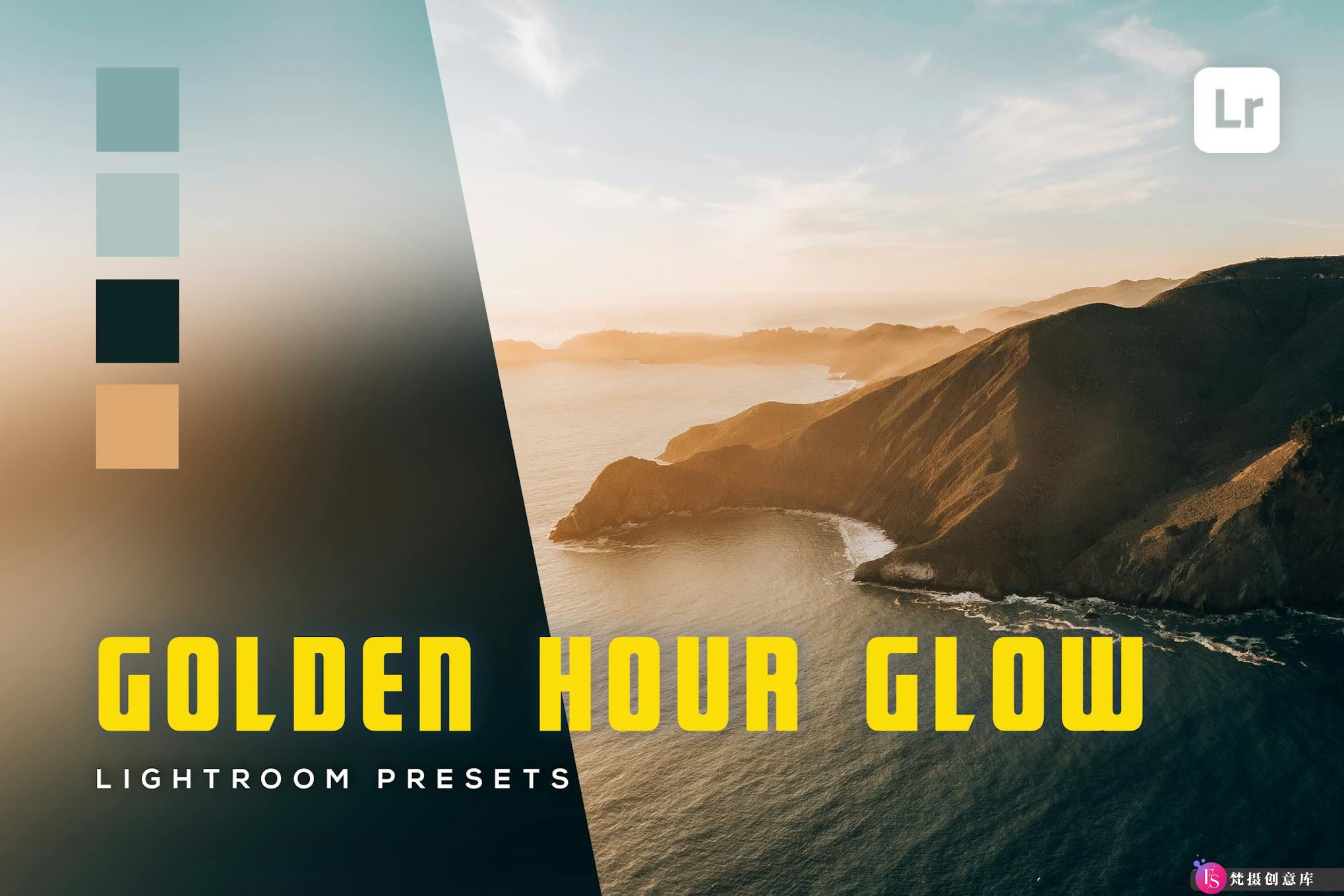 金色光芒风光后期Lightroom预设 Golden Hour Glow Lightroom Presets-梵摄创意库