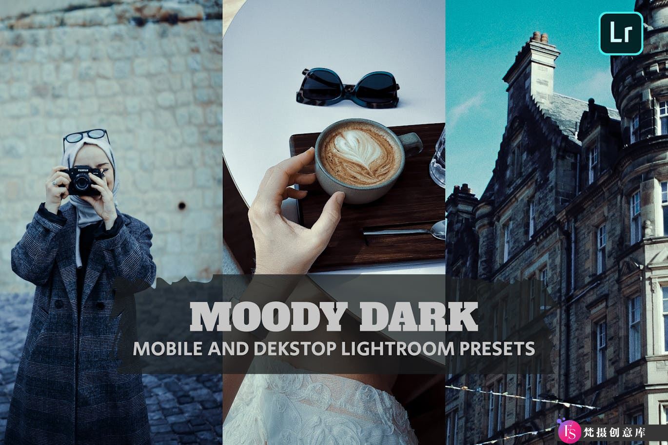 情绪电影风光人像Lightroom预设 Moody Dark Lightroom Presets-梵摄创意库