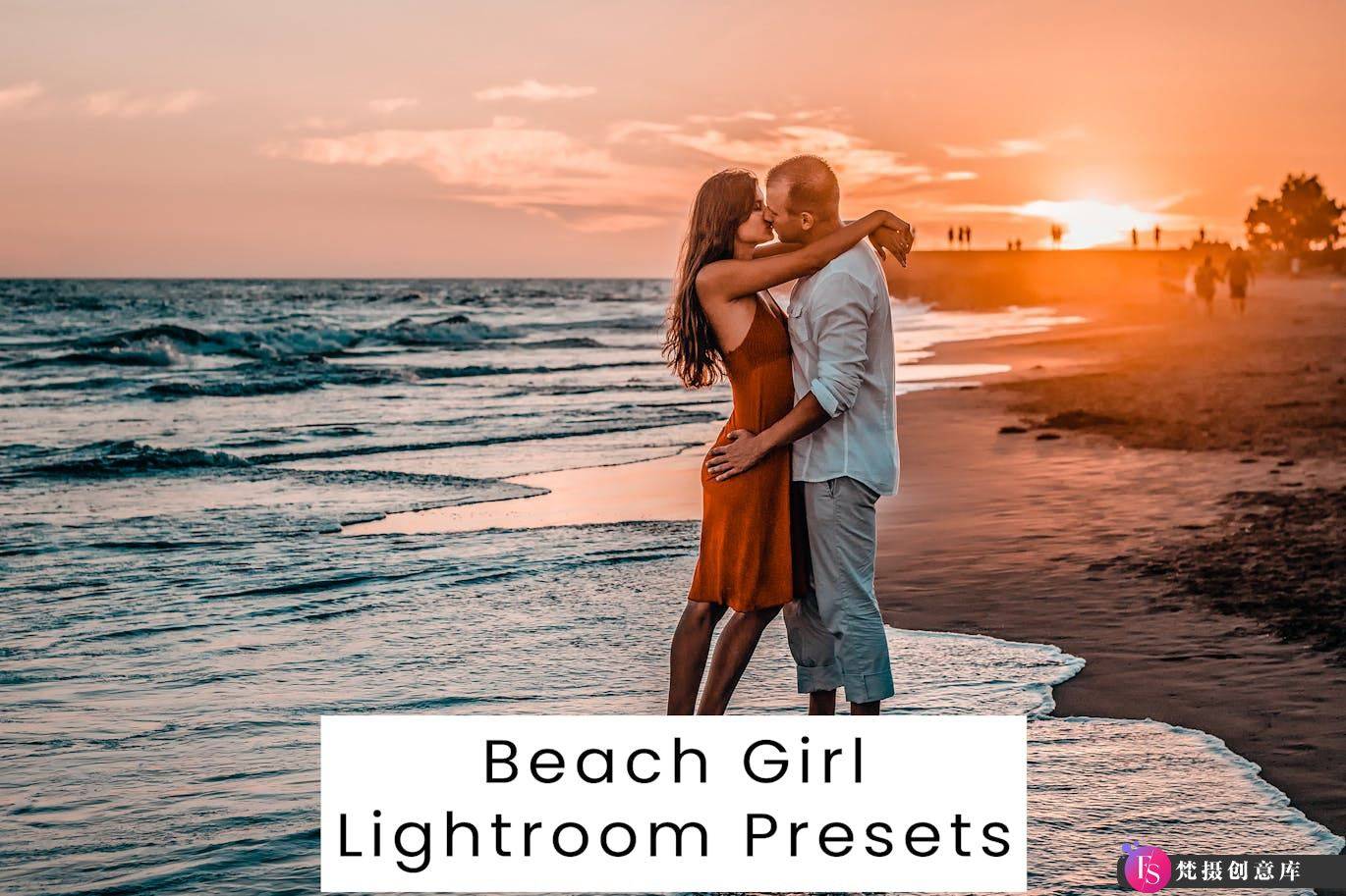 落日余晖人像后期调色Lightroom预设 Beach Girl Lightroom Presets-梵摄创意库