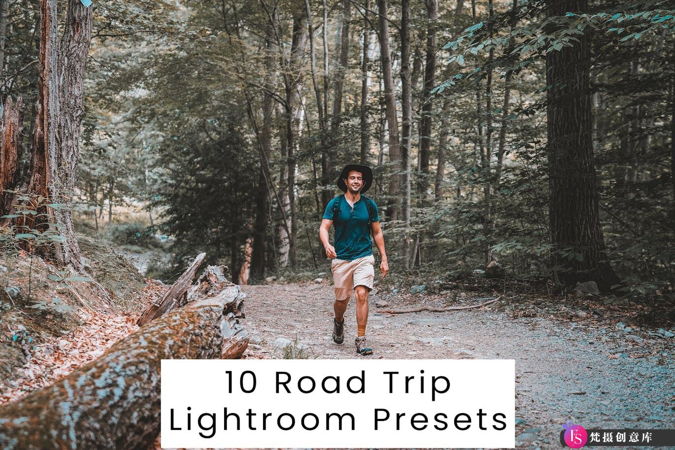 自驾游旅拍电影Lightroom预设 10 Road Trip Lightroom Presets-梵摄创意库