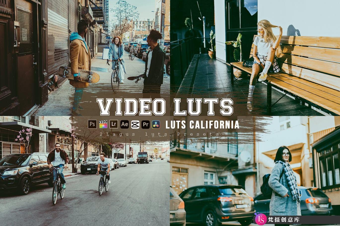 城市街拍电影调色LUT预设 California Street Presets luts-梵摄创意库
