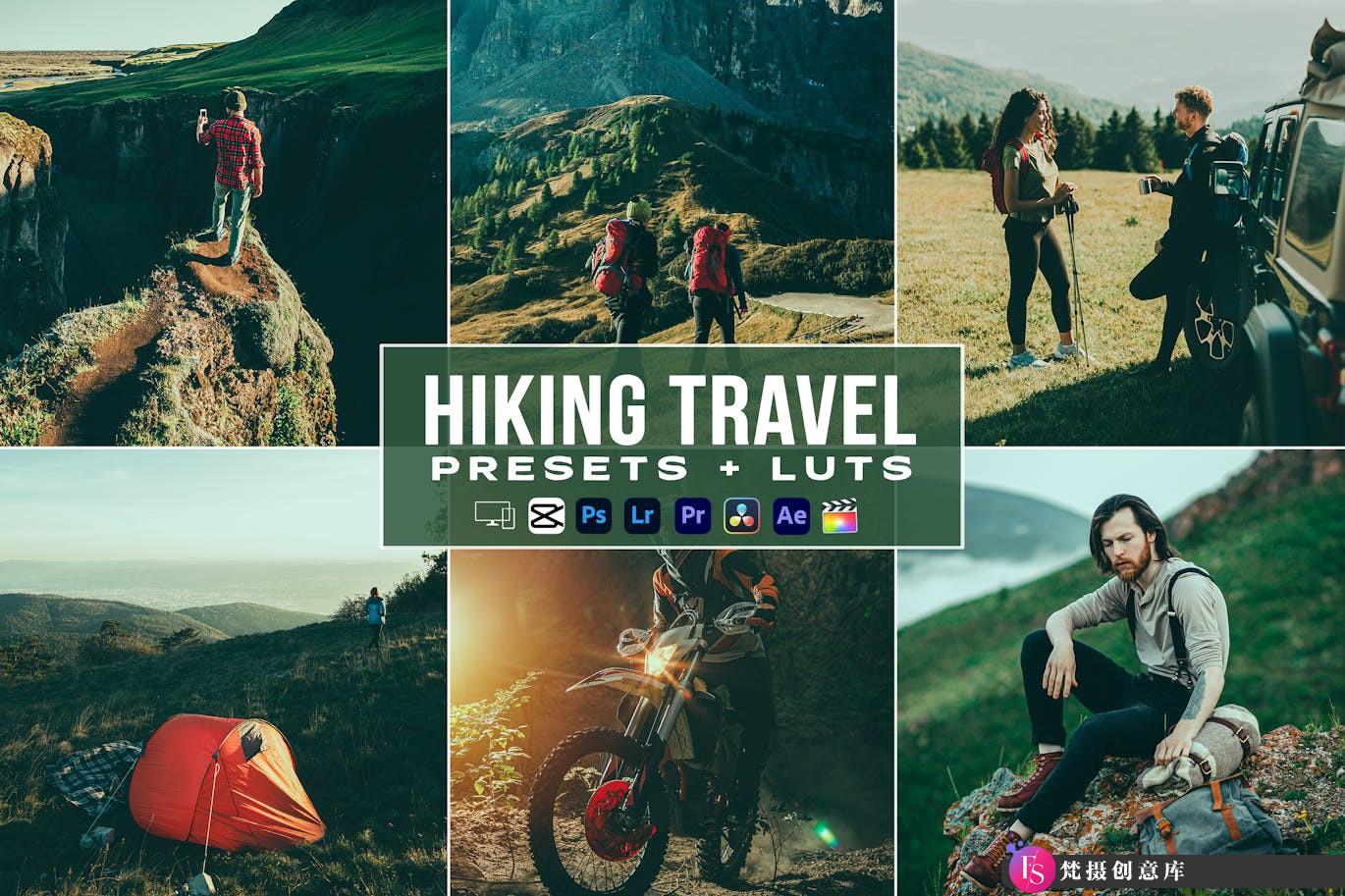 徒步旅行电影纪录片调色LUT预设 Hiking Travel Video Luts-梵摄创意库
