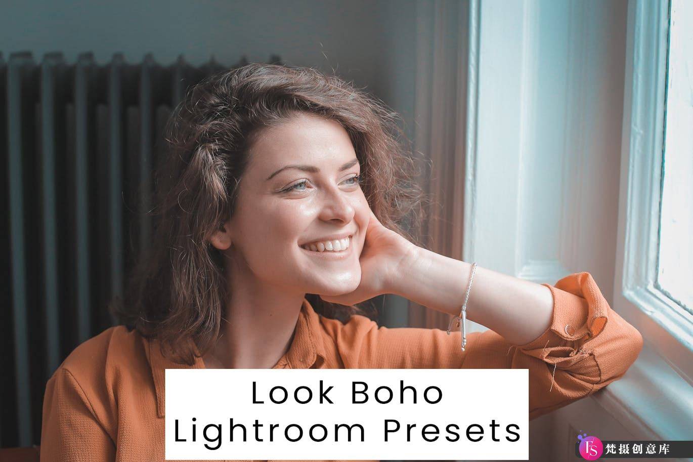 波西米亚电影人像Lightroom预设 Look Boho Lightroom Presets-梵摄创意库