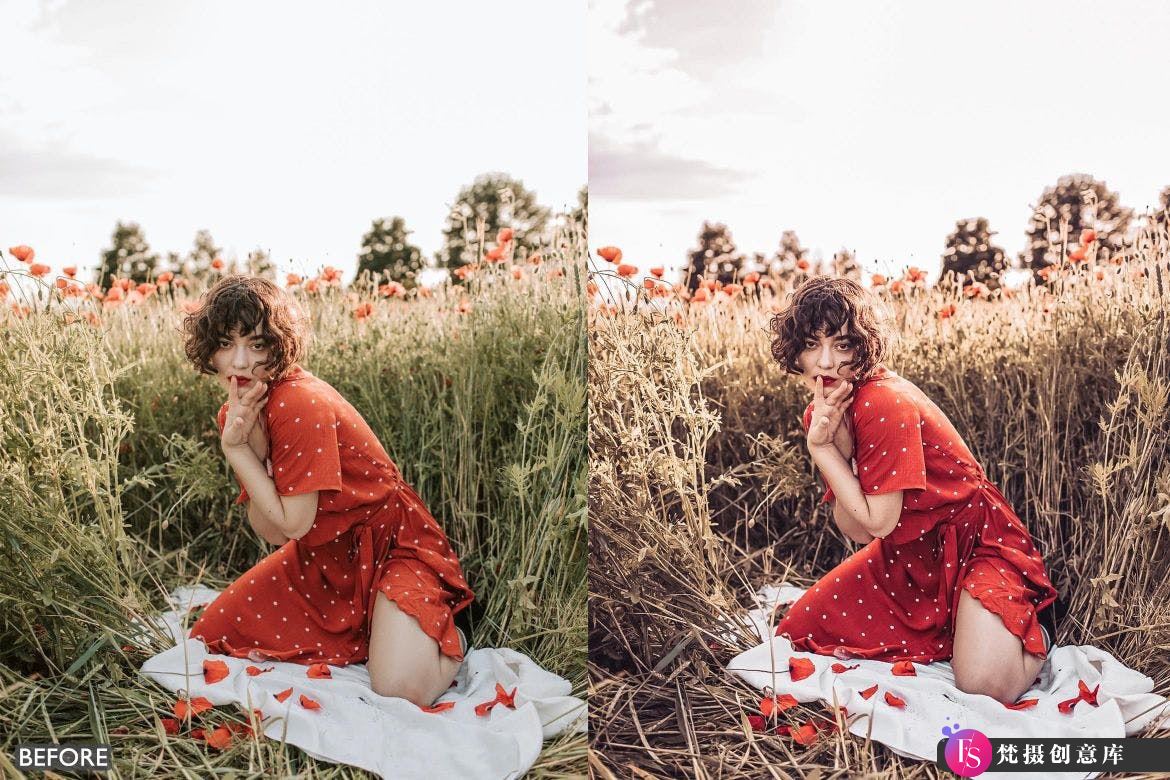 波西米亚胶片风格LR预设 Boho Wedding Brown Look Moody Lightroom Presets