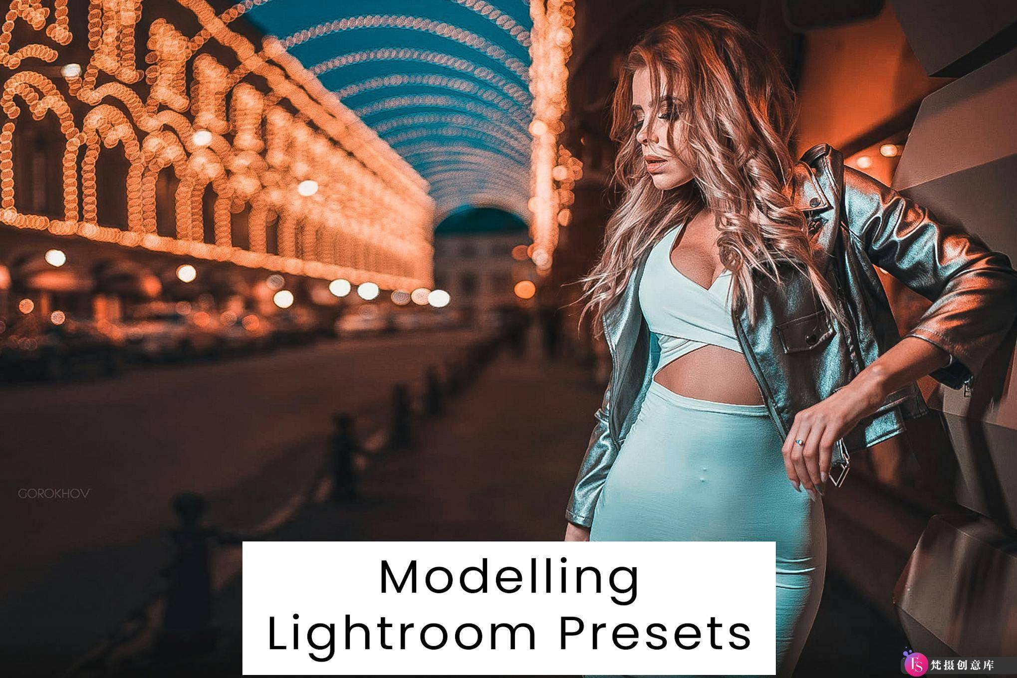 时尚青橙色调影视肖像Lightroom调色预设Modelling LR预设-梵摄创意库