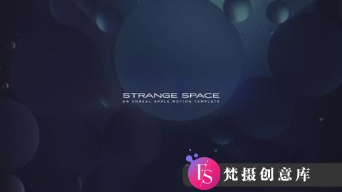 图片[1]-FCPX插件：支持M1的科技梦幻空间动态模板Strange Space-梵摄创意库