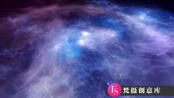 宇宙粒子Logo动画AE模板- Space Particle Logo Reveal