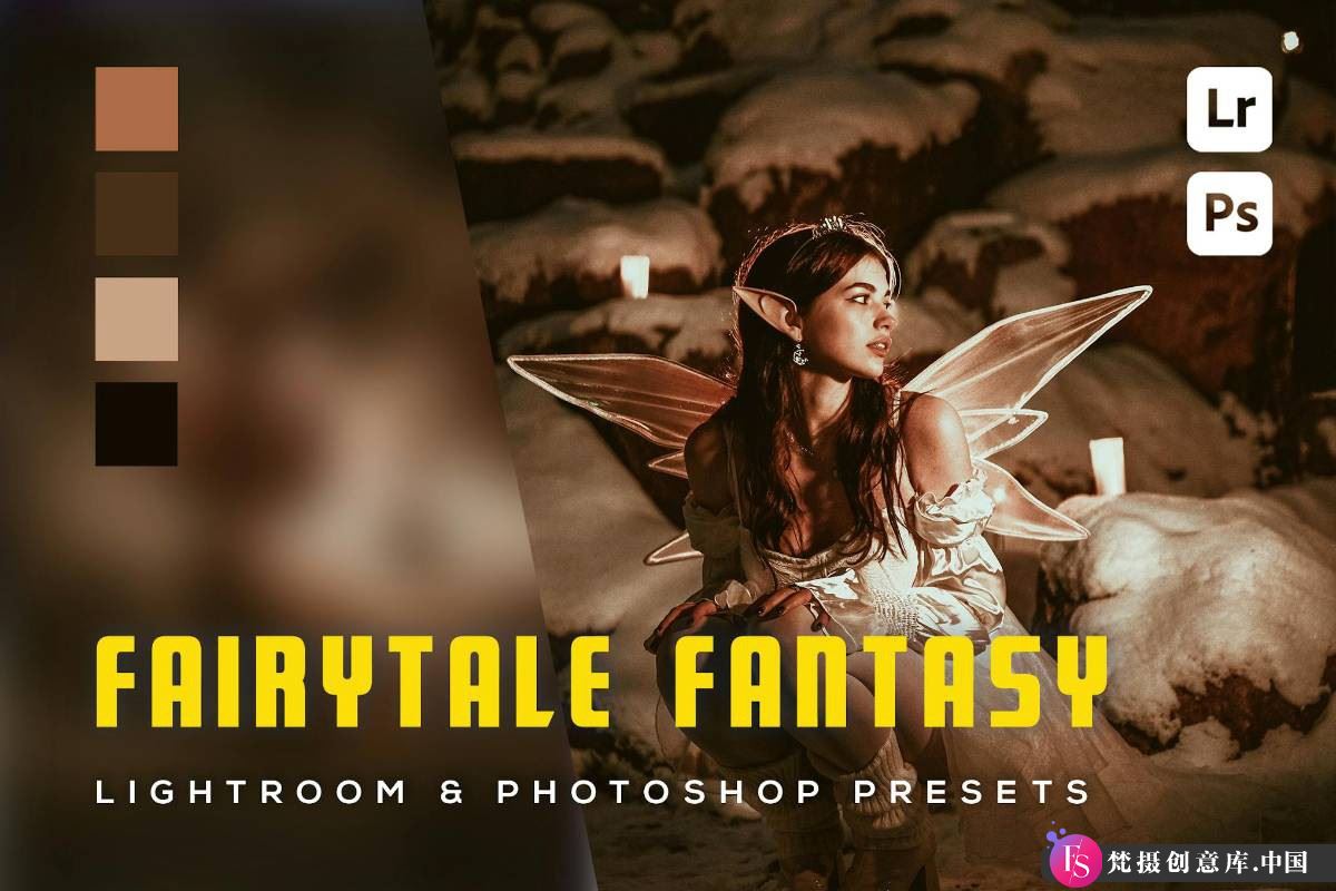 梦幻童话人像LR预设：Lightroom和Photoshop专用的Fairytale Fantasy预设