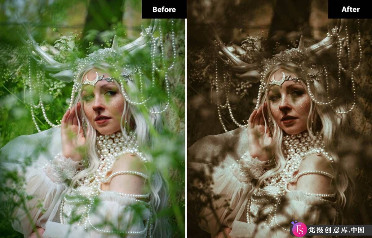 梦幻童话人像LR预设：Lightroom和Photoshop专用的Fairytale Fantasy预设