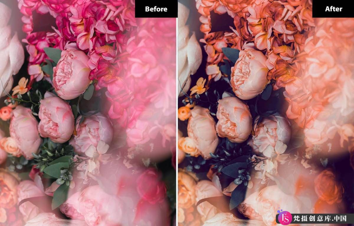 复古胶片电影感LR预设：Floral Glow Lightroom和Photoshop预设合集