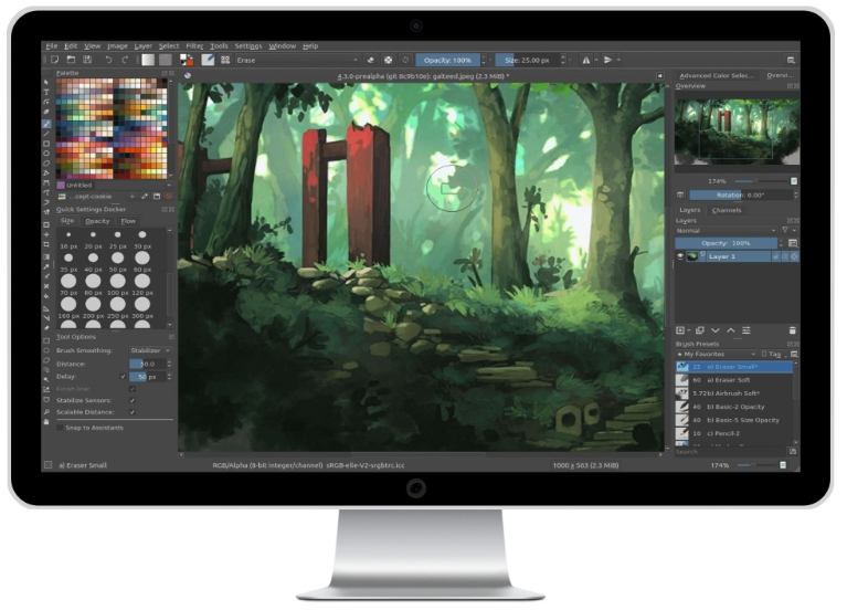 Krita 5.2.1：探索强大数字绘画软件中的字体设计与创作新天地 - 梵摄创意库-梵摄创意库