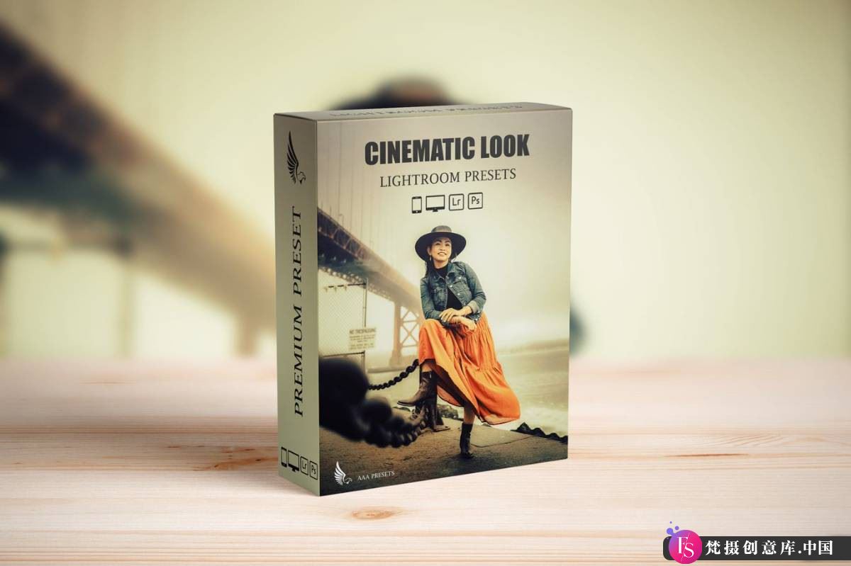 胶片LR预设复古电影人像Lightroom预设 Cinematics Look Presets Pack