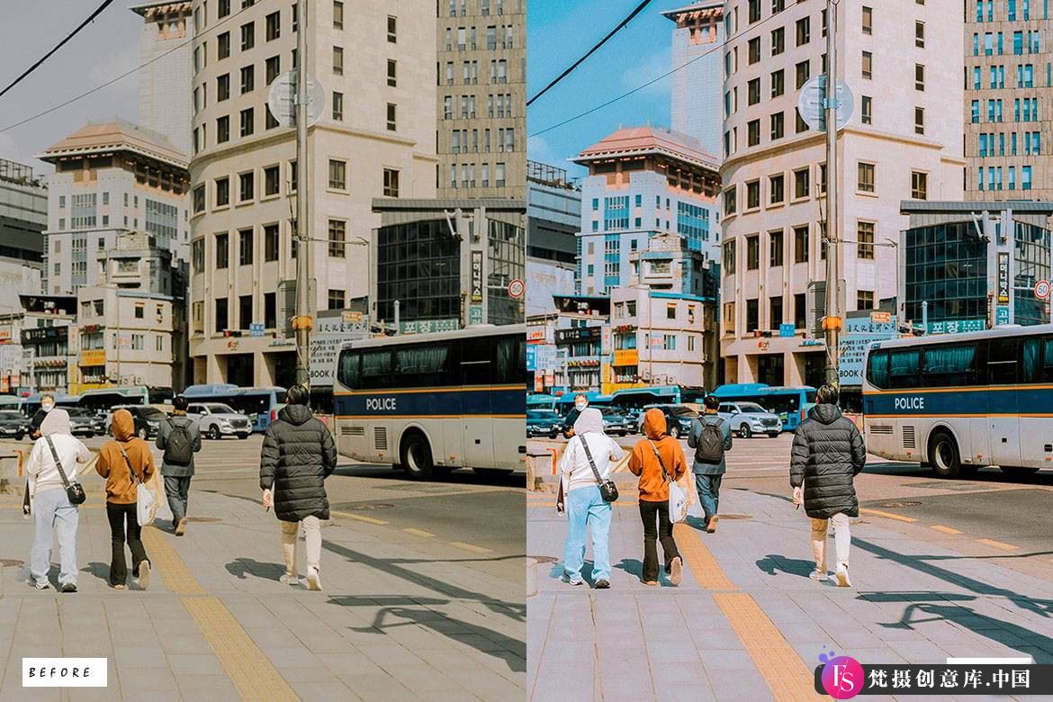 旅拍LR预设首尔城市旅行风光人像lr预设 Seoul Lightroom Presets