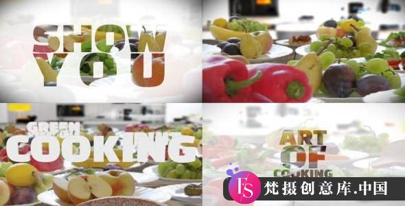 创意美食烹饪动画AE模板：Food Inc. 2D烹饪合集