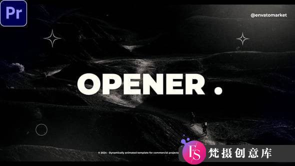 动态开场Premiere Pro模版 Dynamic Opener For Premiere Pro