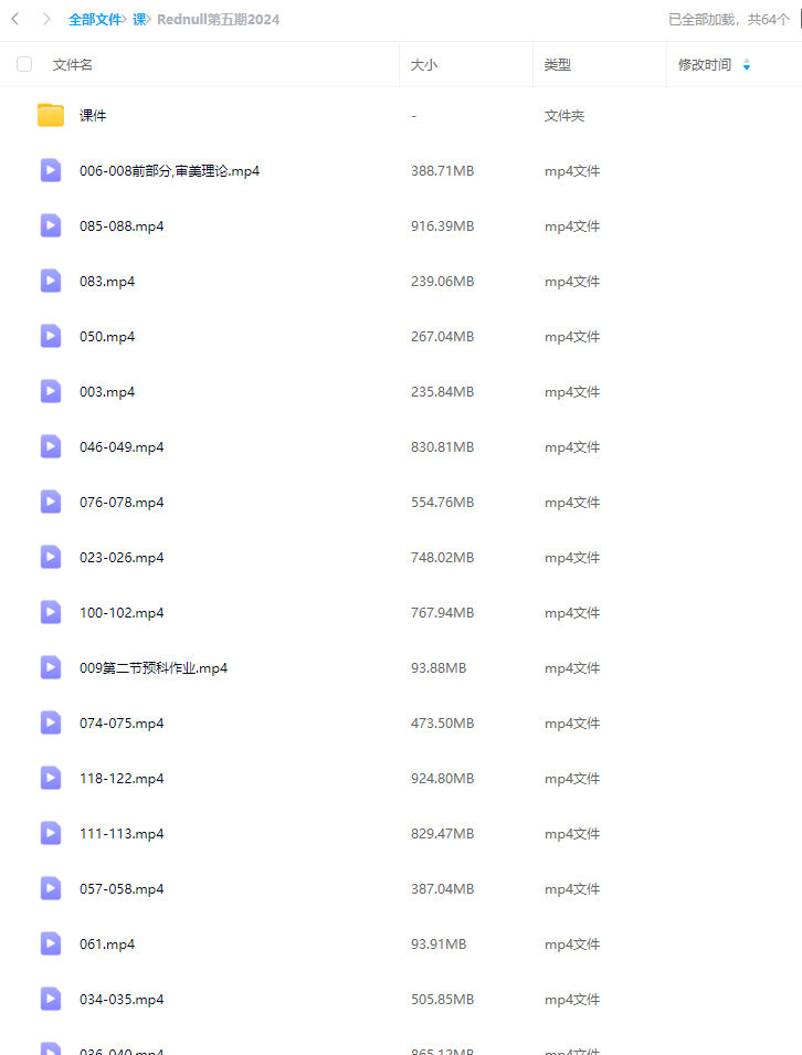 Rednull场景概念设计第5期2024年结课【画质不错有部分课件】Blender课程-梵摄创意库